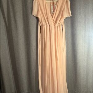 JessaKae Soft Peach Maxi Dress